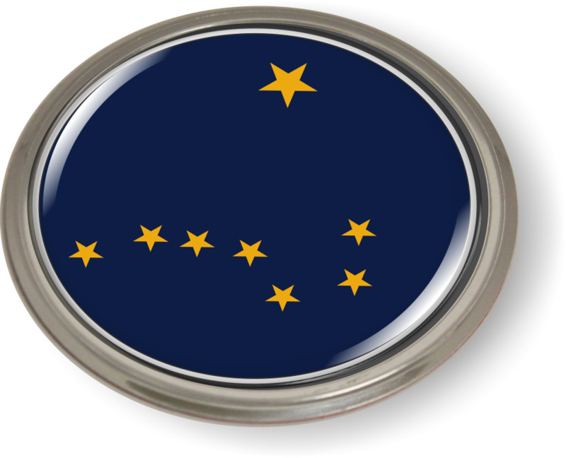 Alaska - State Flag Emblem Alaska - State Flag Emblem